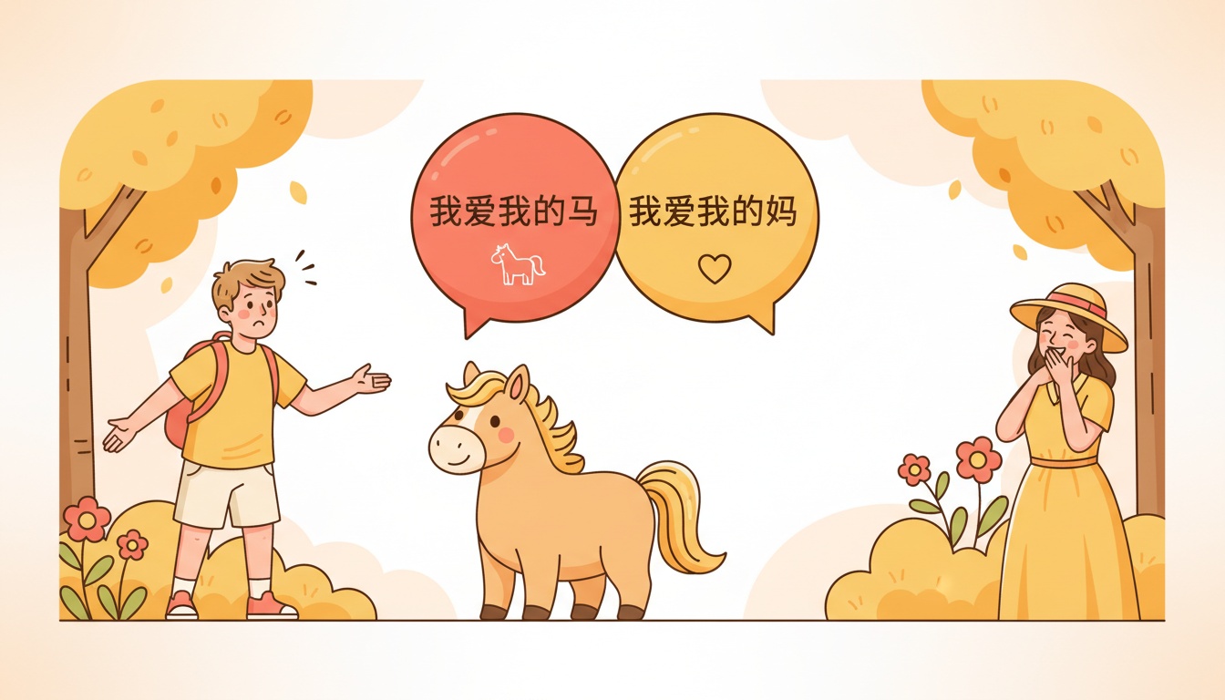 Mother, Horse, Hemp, Scold: Why Mandarin Tones Trip Up Beginners